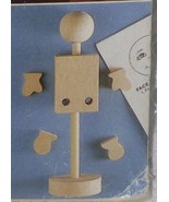 Wooden Block Doll Body Kit #CPW6002 Vintage Sealed Package - $7.95