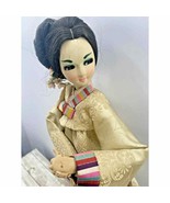 Vintage Large GEISHA GIRL In Hanbok Handmade Asian Art Sculpture Statue 20&quot; - $26.72