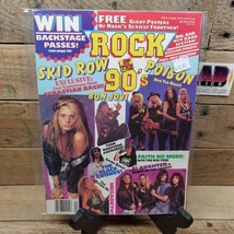Rock of the 90&#39;s February 1991 Magazine-Bon Jovi/Skid Row/Poison/Slaughter/Faith - £15.44 GBP