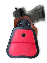 Fits H&K P30 SK 9mm 3.27”BBL Leather Paddle Holster With Open Top #1203# RH image 5