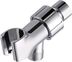 Handheld Shower Head Holder, Chrome Finish, Brass &amp; Abs, Wall, Easy To Install - $41.94