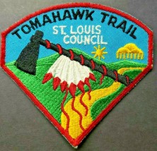 1960&#39;s B.S.A  Boy Scout of America Patch Tomahawk Trail St. Louis Council PB11 - £15.14 GBP
