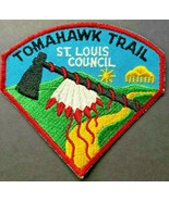 1960&#39;s B.S.A  Boy Scout of America Patch Tomahawk Trail St. Louis Counci... - £14.91 GBP