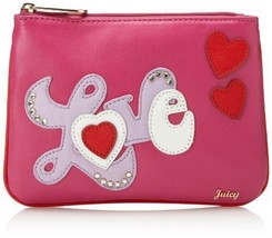 Juicy Couture Women&#39;s Wristlet Juicy At Heart Cosmetic Case Wristlet NWT  - £24.64 GBP