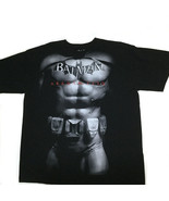 Batman Men&#39;s Graphic T Shirt Size XL Black Arkham City Print Front DC Co... - $48.85 CAD