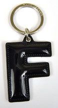 Marc by Marc Jacobs Alphabet Letter Initial Key Ring Chain Charm Holder Black F - £10.28 GBP