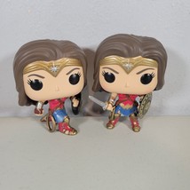 Funko Pop Wonder Woman Lot with Sword #172 and #175 Vinyl Figures Collectible - £11.61 GBP