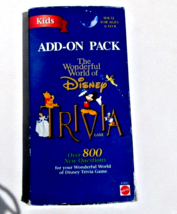 The Wonderful World of Disney Kids Add On Pack Trivia Game - £10.14 GBP