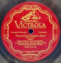 12&quot; Edward Elgar Royal Albert Hall 78 Pomp &amp; Circumstance March No. 1 &amp; 2 BX2 - £10.12 GBP