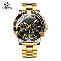  Men&#39;s Quartz Watch - Waterproof Chronograph Wristwatch LK734053842146 - £34.07 GBP