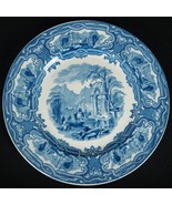 English Staffordshire Transferware Plate Genoa Pattern Circa 1920 - £45.81 GBP