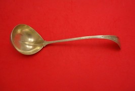 Bird by Wendt Sterling Silver Soup Ladle Gold Washed Bowl 11&quot; Serving Silverware - £640.09 GBP