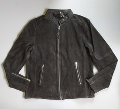 ALLSAINTS Cora Leather Snap Collar Jacket Free WorldWide Shipping FTP/8009 - $5,547.37 MXN
