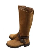 UGG Harrington Boots Womens Size 6 Brown Suede Leather Tall Riding Harness - $65.00