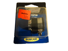 BrassCraft 0020 Faucet Adaptor 55/64-27 Male Thread x 9/16&quot; ID Hose - $4.95