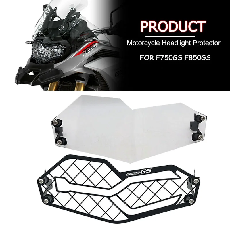 LOGO F850GS F750GS Headlight Cover Protection Grille Mesh Guard For BMW F 850 GS - £28.35 GBP+