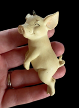 House of Hattan ? Christmas Ornament Pig Christmas Ornament Figure Figurine - $33.44