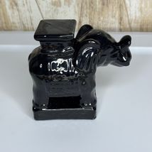 Black Ceramic Elephant Figurine - $10.00