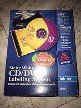 Avery 8965 Matte White cd/dvd Labeling System - £38.84 GBP