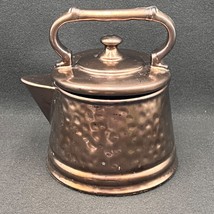 Vintage McCoy Ceramic Bronze Color Tea Pot Cookie Jar / Lidded Pot - £16.83 GBP