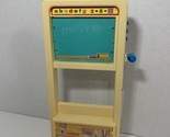 Barbie Mattel vintage Stacy&#39;s classroom school chalkboard map furniture ... - $10.39