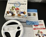 Nintendo Wii Mario Kart Wii Steering Wheel In Box Big Box Edition NO GAME - £21.76 GBP