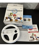 Nintendo Wii Mario Kart Wii Steering Wheel In Box Big Box Edition NO GAME - £21.32 GBP