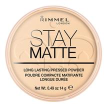 NEW Rimmel Stay Matte Pressed Powder Transparent 0.49 Ounces - £7.09 GBP