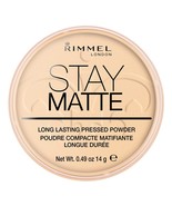 NEW Rimmel Stay Matte Pressed Powder Transparent 0.49 Ounces - $12.21 CAD