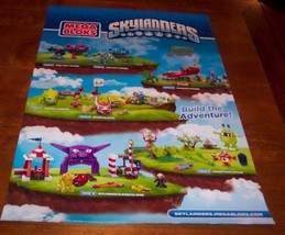 Mega Bloks Skylanders 24&quot; X 36 Promo Poster New Nycc 2014 - £14.59 GBP