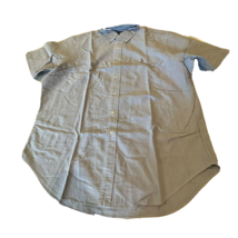 Ralph Lauren Shirt Mens XL Classic Fit Blue Short Sleeve Button Up 100% Cotton - £12.16 GBP