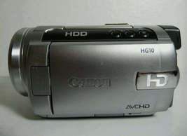 Canon VIXIA HG10 (40 GB) Hard Drive Camcorder w/ Remote, Case, Battery &amp;... - £199.10 GBP