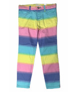 NEW The Childrens Place Girls Rainbow Tie Dye Skinny Jeans Adjustable Wa... - $25.71 CAD
