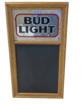 Vintage Bud Light Mirror With ChalkBoard / Menu Board 31” x 17.5” NEW - €42,74 EUR