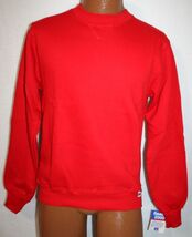 Vintage 80s RUSSELL ATHLETIC Red Crewneck SWEATSHIRT Mens Small NEW USA - $14.84