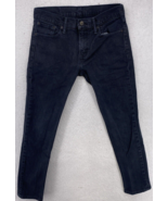 Levi’s 511 Jeans Men&#39;s Size 30x30 Black Pants Slim Leg Denim Flex Low Rise - £15.57 GBP