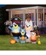 New 6.5’ Bluey Family Scene Halloween Inflatable LED Light Up Decoration... - $276.88 CAD