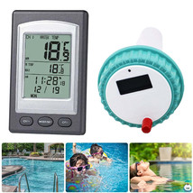 Swimming Pool Thermometer Wireless Floating Digital Thermometer Waterproof Tempe - £32.50 GBP+