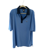 Foot Joy Men&#39;s Blue and White Golf Polo Shirt:  Size XL - $25.71 CAD