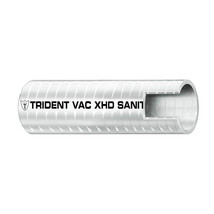 Trident Marine 1&quot; VAC XHD Sanitation Hose - Hard PVC Helix - White - Sold by the - £3.23 GBP