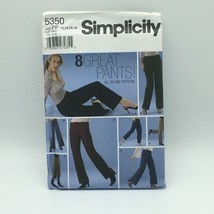 Simplicity 5350 Size PP 12, 14, 16, 19 Uncut Misses Design Your Own Pants With S - £6.29 GBP