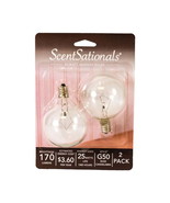 ScentSationals 25 Watt Replacement Wax Warmer Clear Light Bulbs | 2 Bulbs - $17.68 CAD