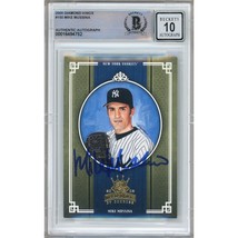 Mike Mussina New York Yankees Autograph 2005 Diamond Kings #150 BGS Auto 10 Slab - £119.22 GBP