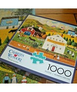 Jigsaw Puzzle 1000 Pieces Charles Wysocki Art House Movers Farm Horses C... - £10.35 GBP