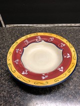 One Hand Painted Earthenware Pier1 Bowl Style Vallarta..Pasta or salad b... - £11.00 GBP