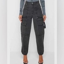 Manière De Voir Cargo Balloon Fit Jeans Black Size 6 EUC - $1,023.00 MXN