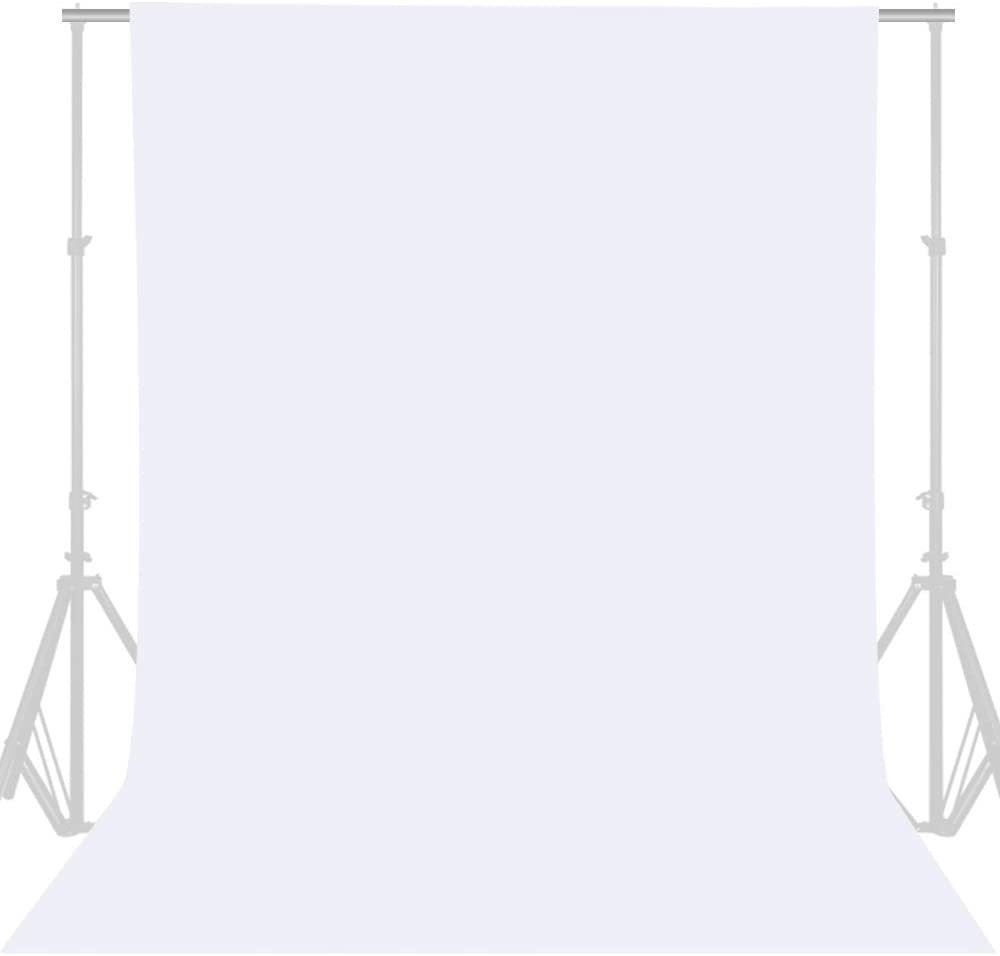 Gfcc 8Ftx10Ft White Backdrop Background Screen Video Recording Parties C... - $37.98