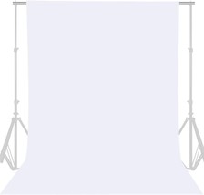 Gfcc 8Ftx10Ft White Backdrop Background Screen Video Recording Parties C... - £29.89 GBP