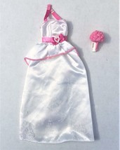 Mattel Barbie Fashion Meets Fairytale Wedding Gown Replacement Dress - £6.39 GBP