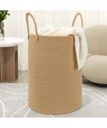 Eblog 58L Cotton Rope Laundry Basket 20x15 Brown Woven Storage Basket - €19,45 EUR